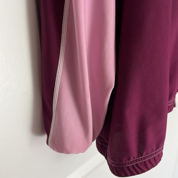 Duckskinz Sun Protection Burgundy and Pink Zipper Activewear Jacket NWOT SZ XL - Picture 6 of 6
